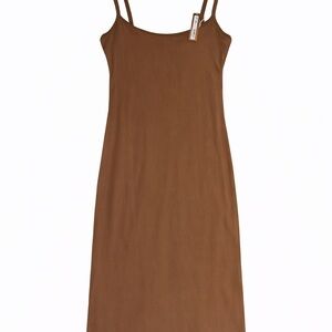 SKIMS Fits Everybody Slip Dress – Jasper – Medium – NWT